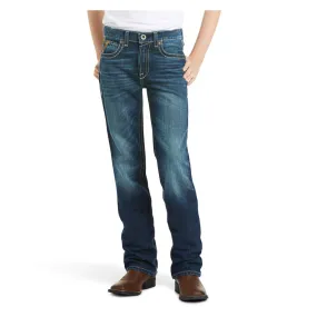 10018338 Ariat Boys B5 Slim Fit Boundary Stackable Straight Leg Jean