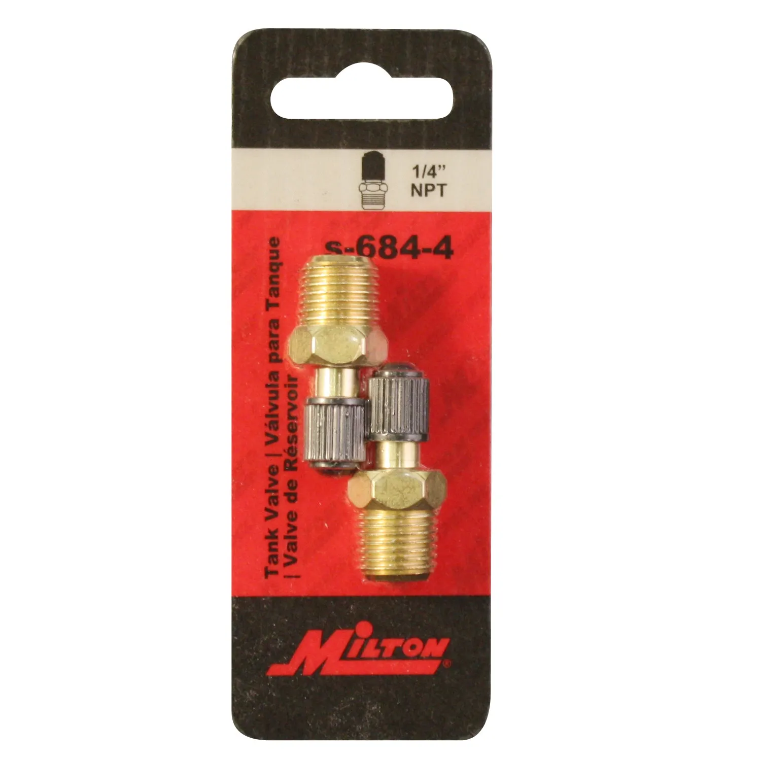 1/4" MNPT Male Tank Valve (Single Retail Pack)