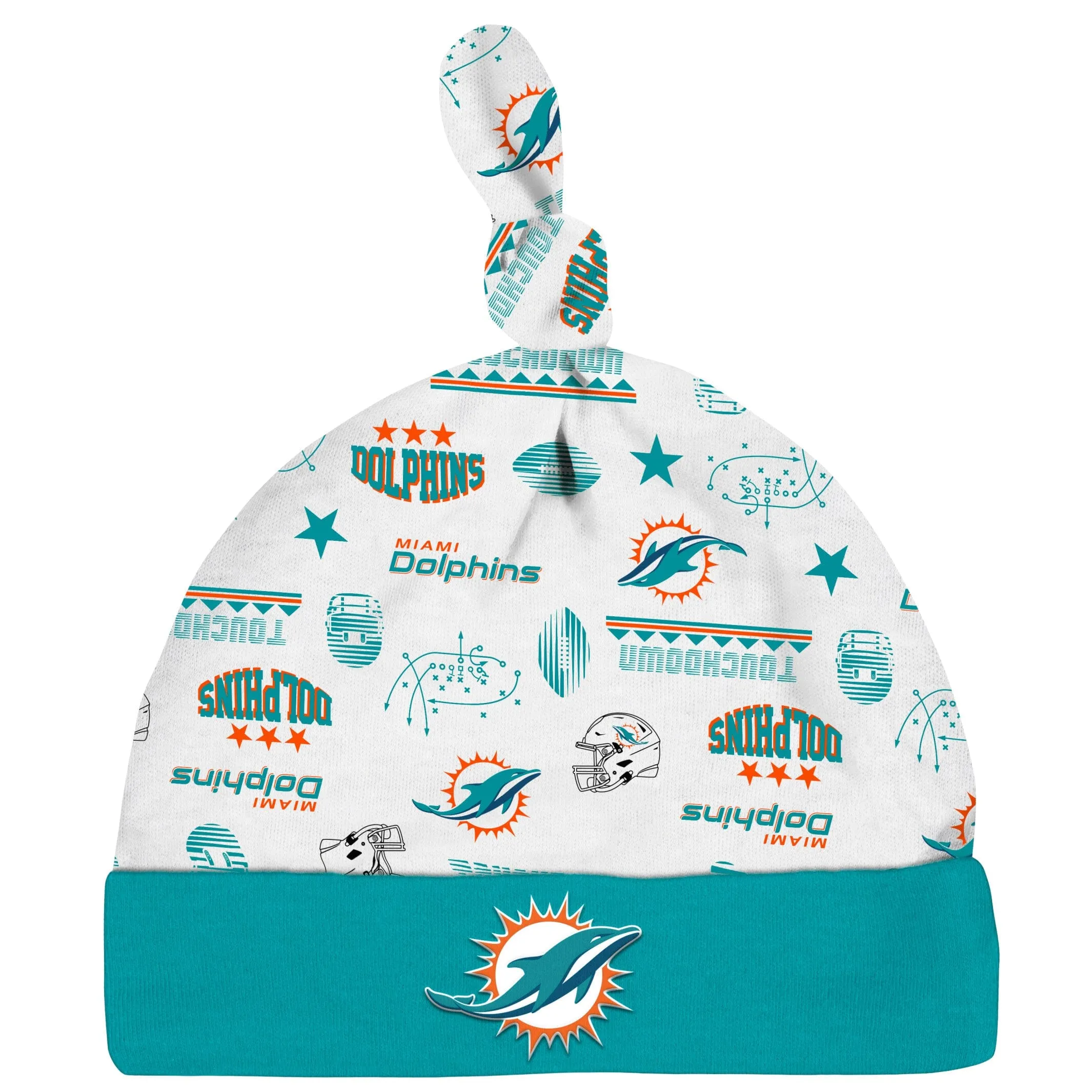 3-Piece Baby Boys Dolphins Bodysuit, Sleep 'N Play & Cap Set