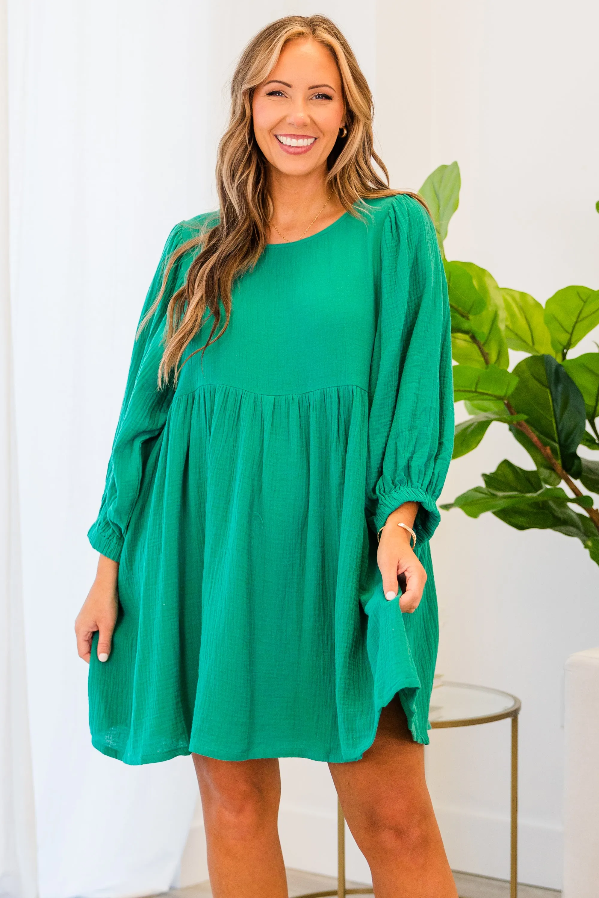 A Little Getaway Dress, Green