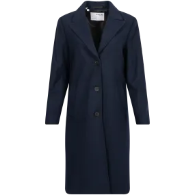 Alma Wool Coat - Dark Sapphire