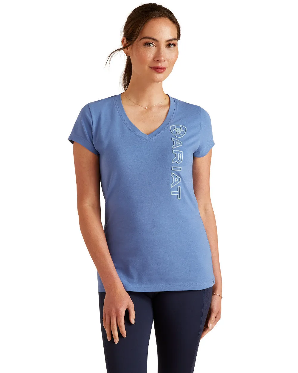 Ariat Womens Vertical Logo V T-Shirt