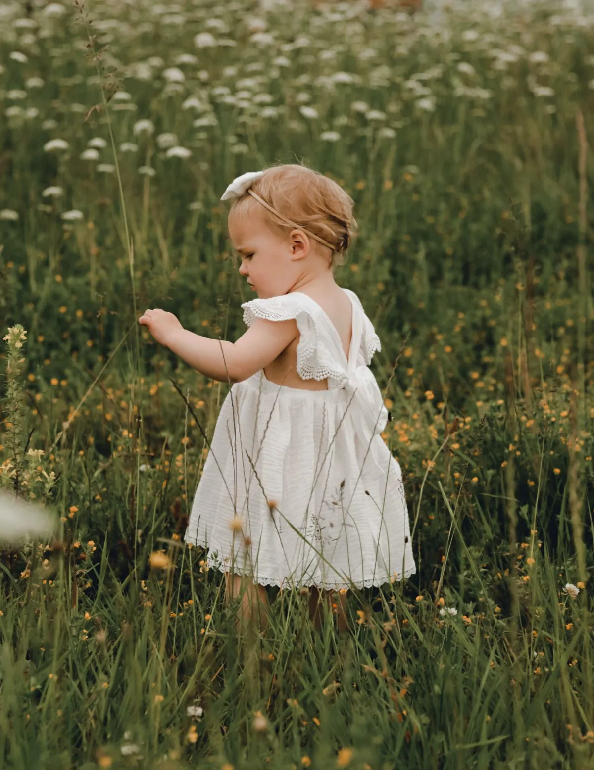 Ariella Pinafore Dress - Warm White