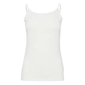 B Young Iane Strappy Top Off White