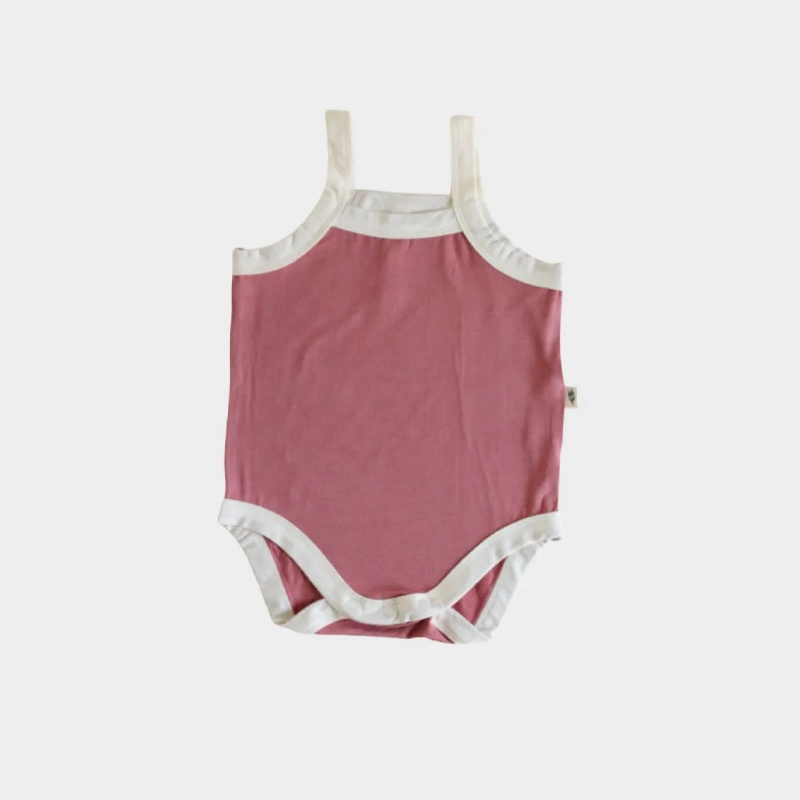 Babysprouts Tank Bodysuit in Dusty Rose