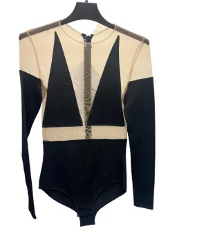 Balmain Black White Bodysuit