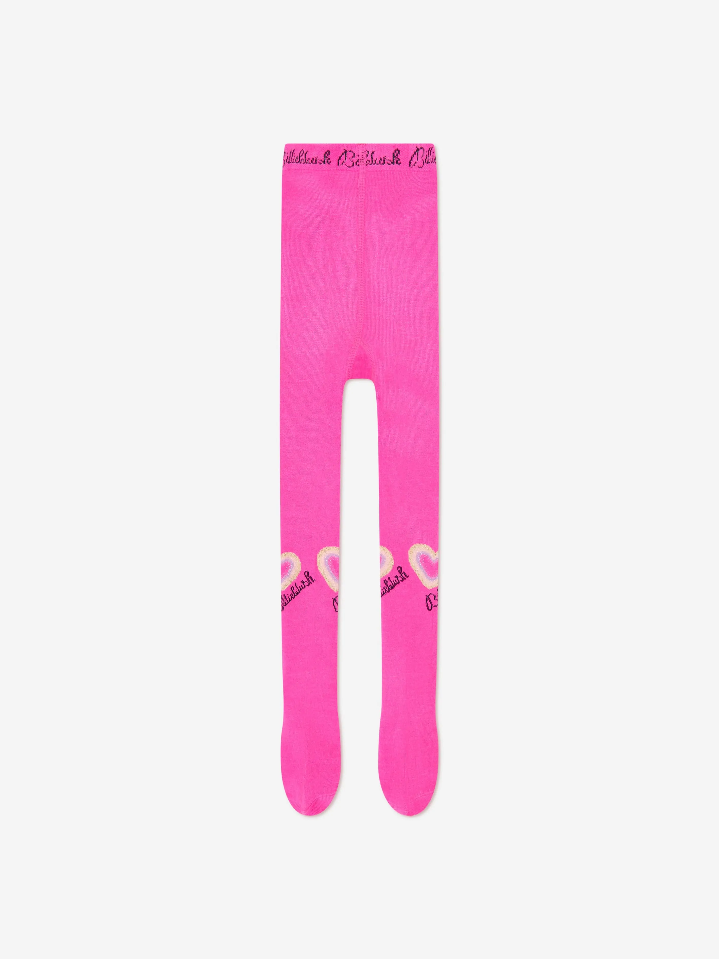 Billieblush Girls Heart Logo Tights in Pink