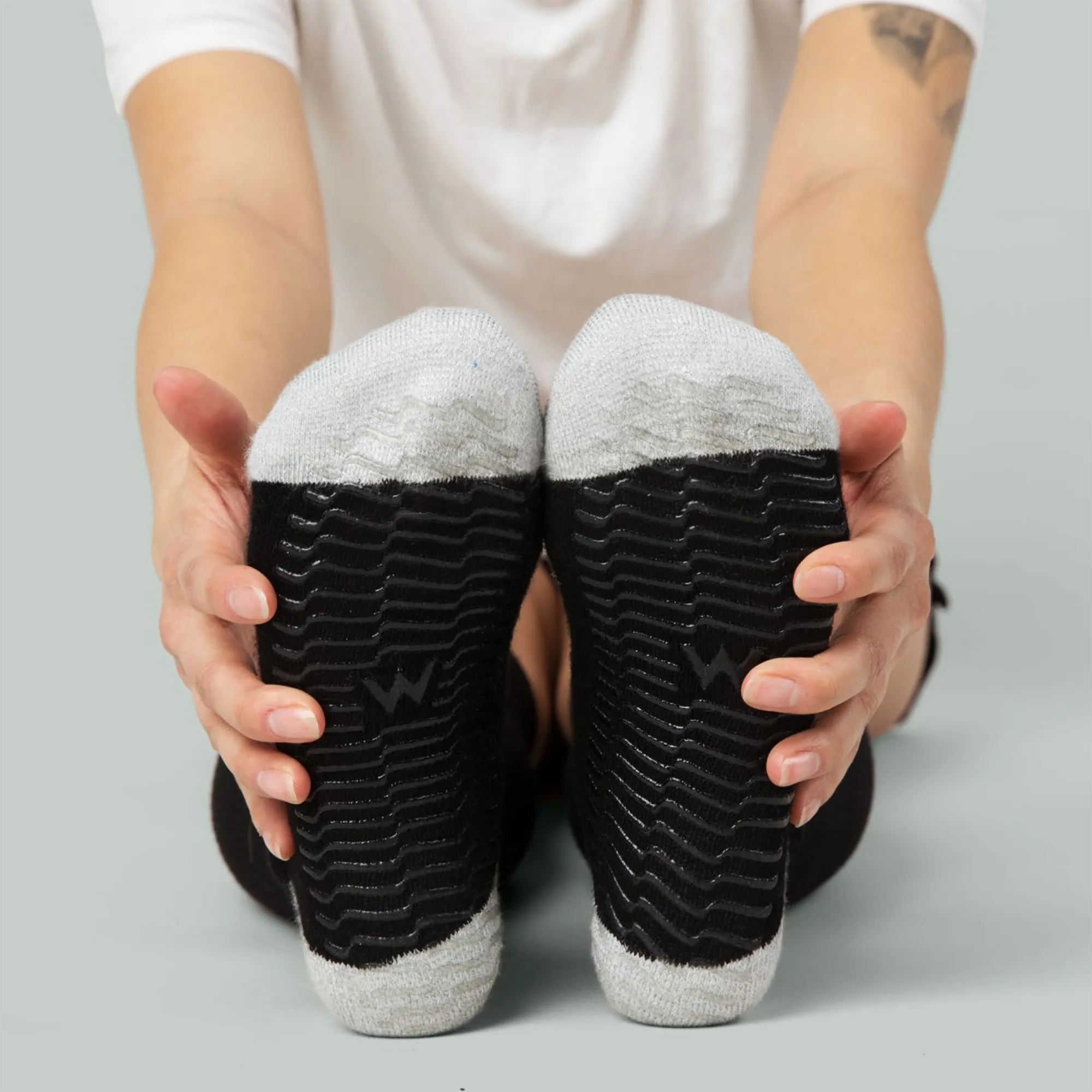 Black Grip Socks - 3 Pack