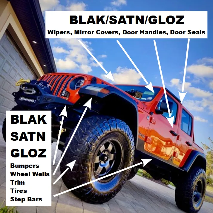 BLAK Full Kit, Semi-Permanent Protectant | Ceramic Hybrid OEM Restoration, Dry Rot Prevention, Car, RV, Aircraft, Motorcycle, ATV & Golf Cart | DRY-SEAL SAFE!