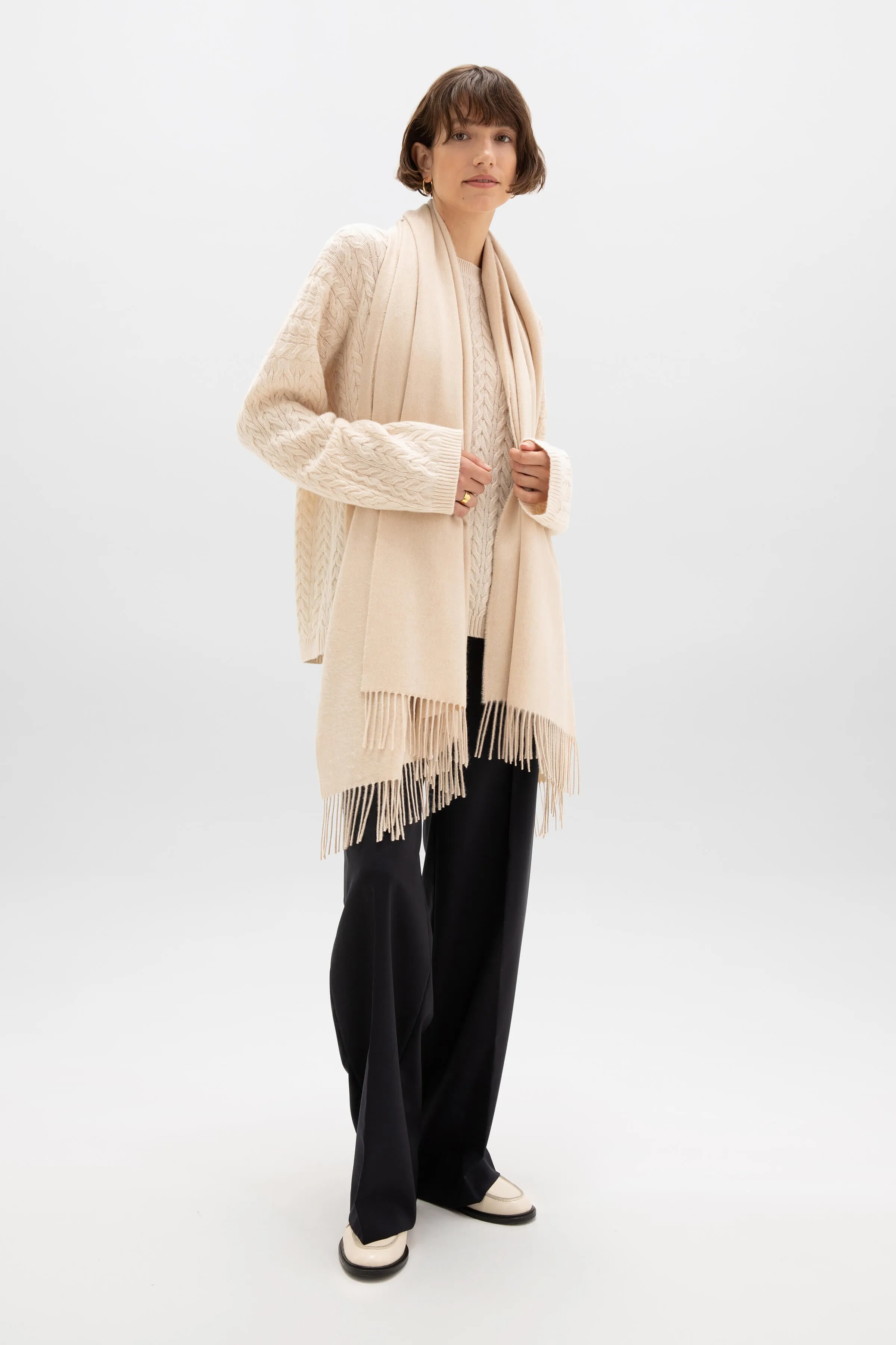 Blonde Cashmere Stole