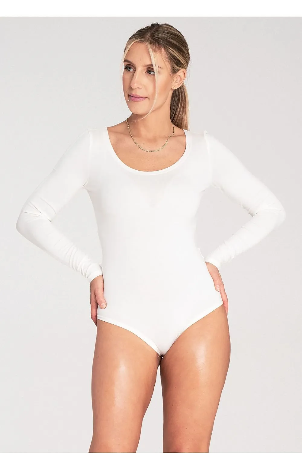 Boat Neck Shapewear Bodysuit