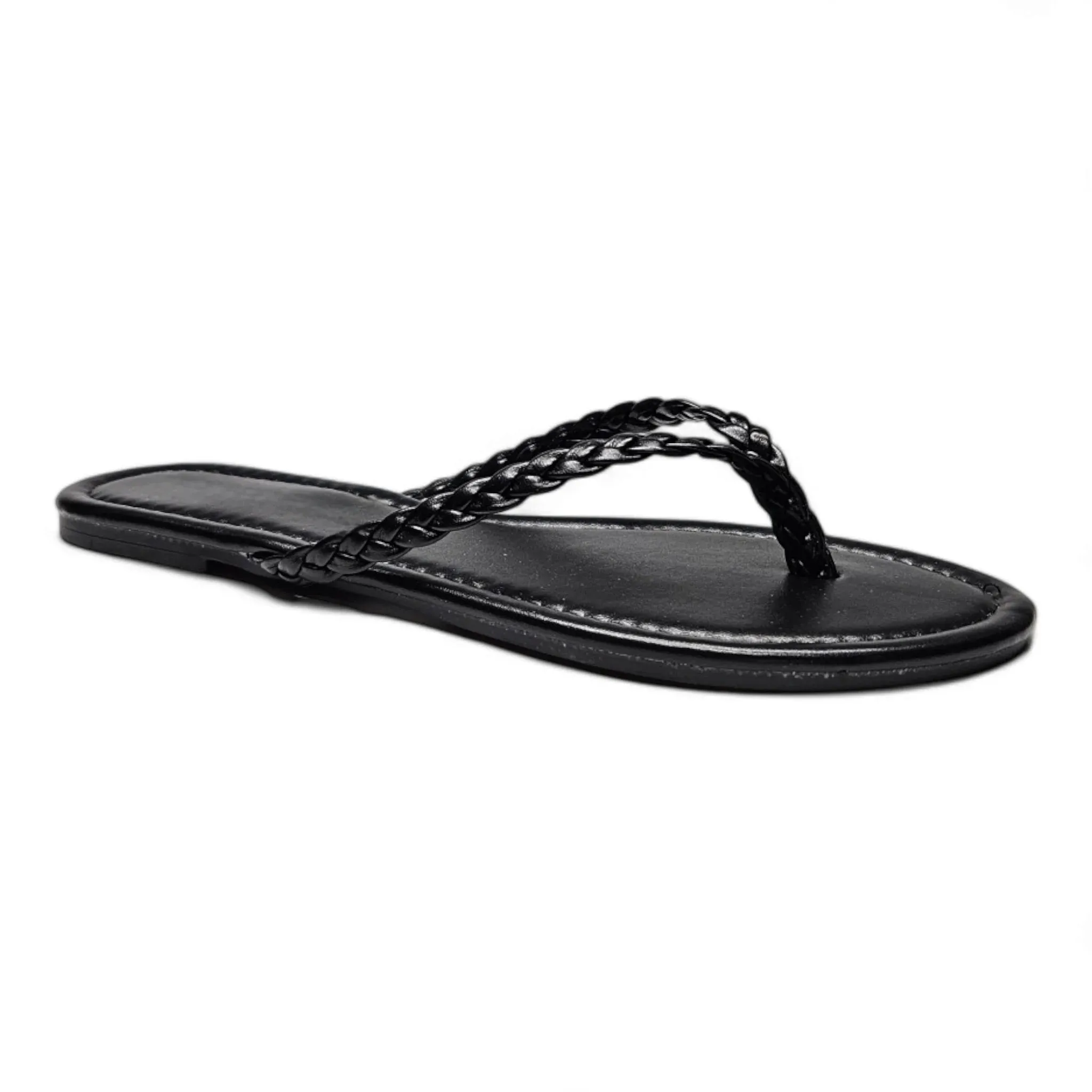 Braided Bellen Thong Sandal