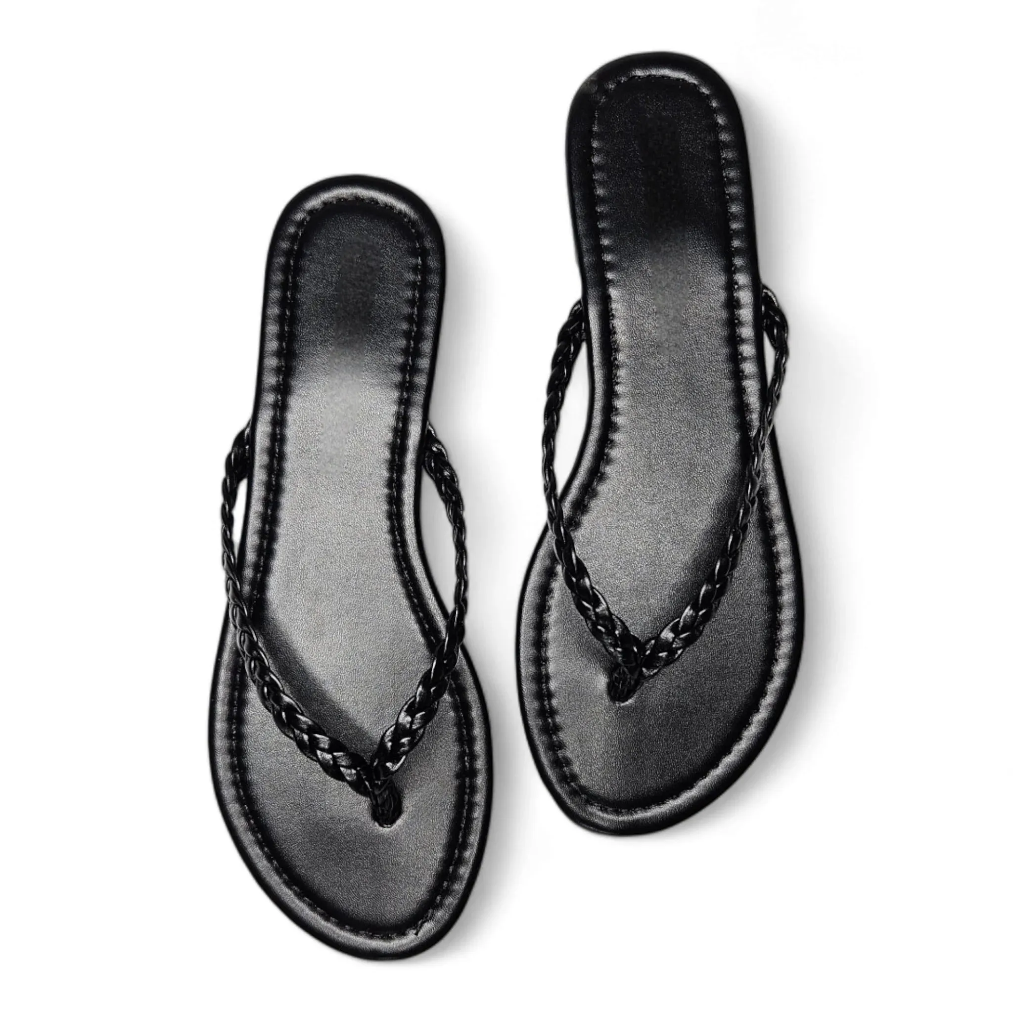 Braided Bellen Thong Sandal