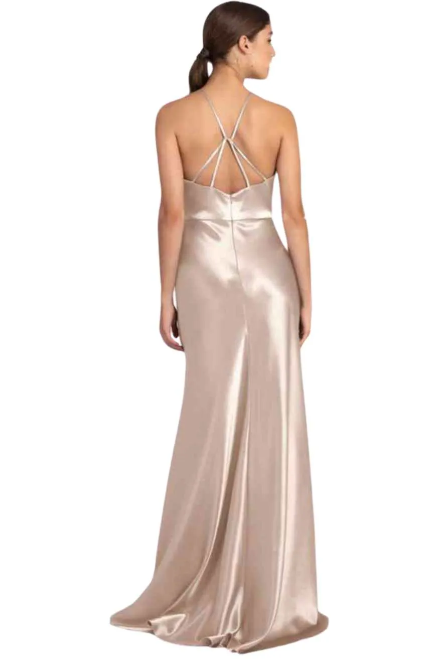 Bridesmaid Satin Evening Dress