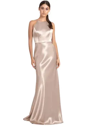 Bridesmaid Satin Evening Dress