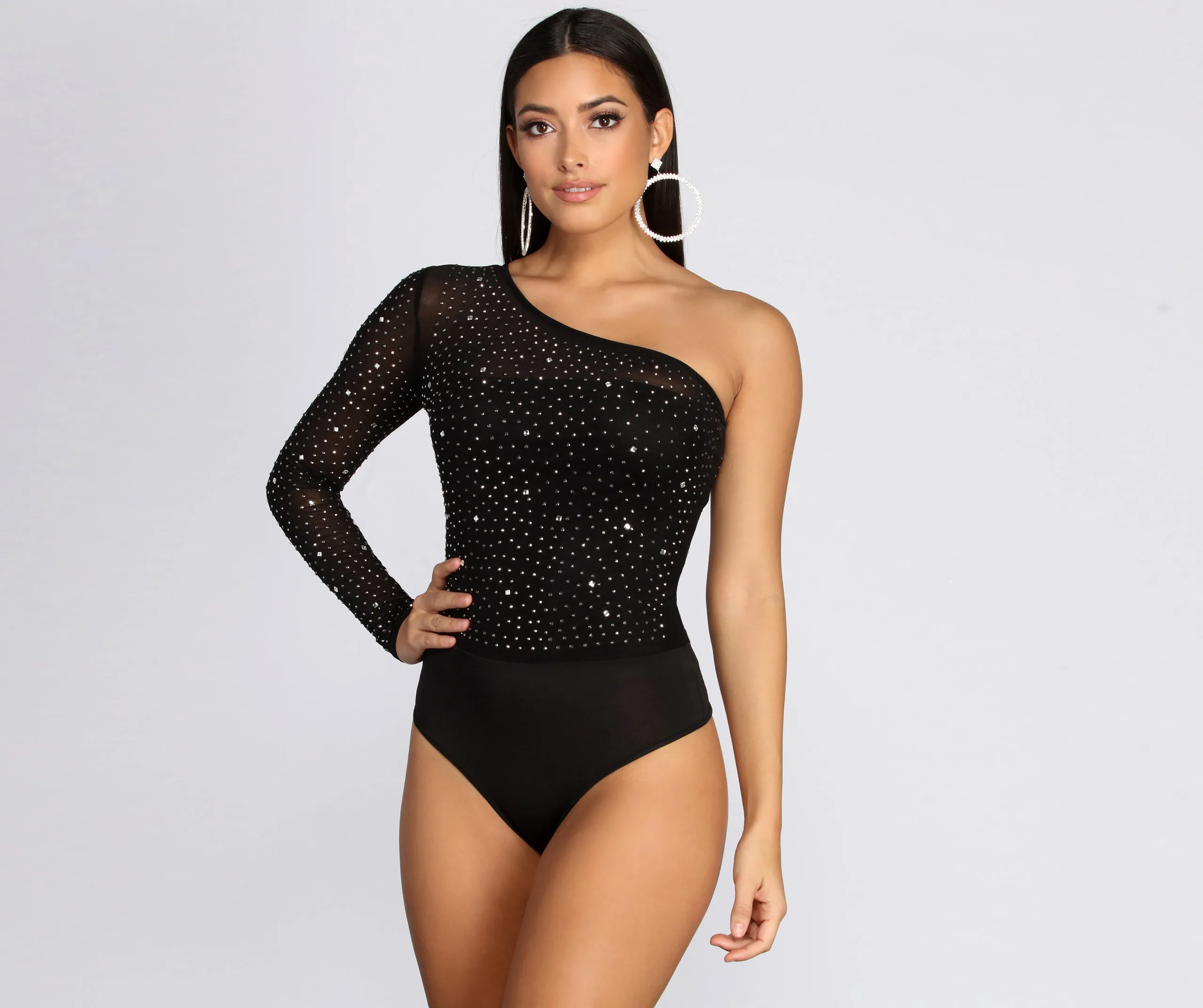 Bring The Heat One Shoulder Bodysuit