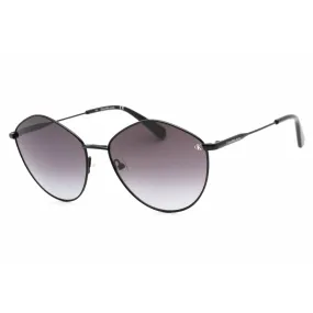 Calvin Klein Jeans Women's Sunglasses - Black Metal Oval Shape Frame | CKJ22202S 001