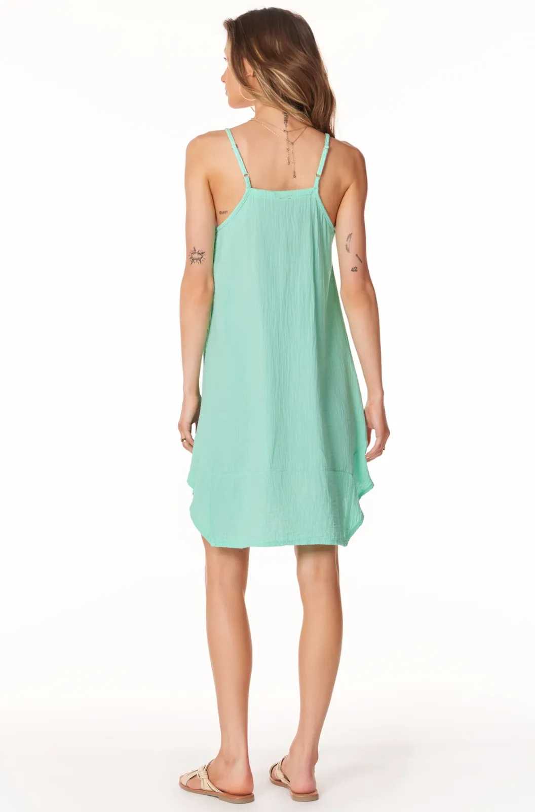 CAMI ASYMMETRICAL HEM DRESS