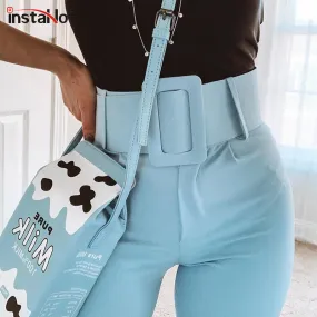 Casual High Waist Pencil Pants