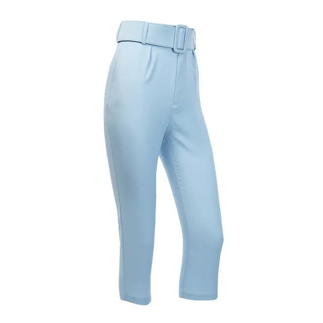 Casual High Waist Pencil Pants