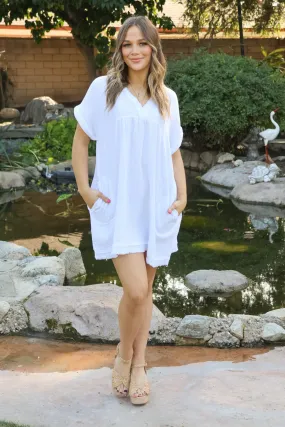 Casually Chic Dress in White