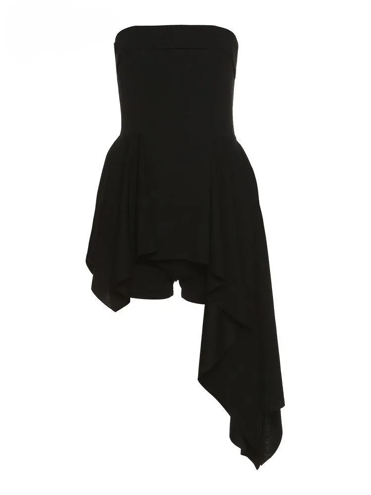 Chic Slim Black Mysterious Party Dress