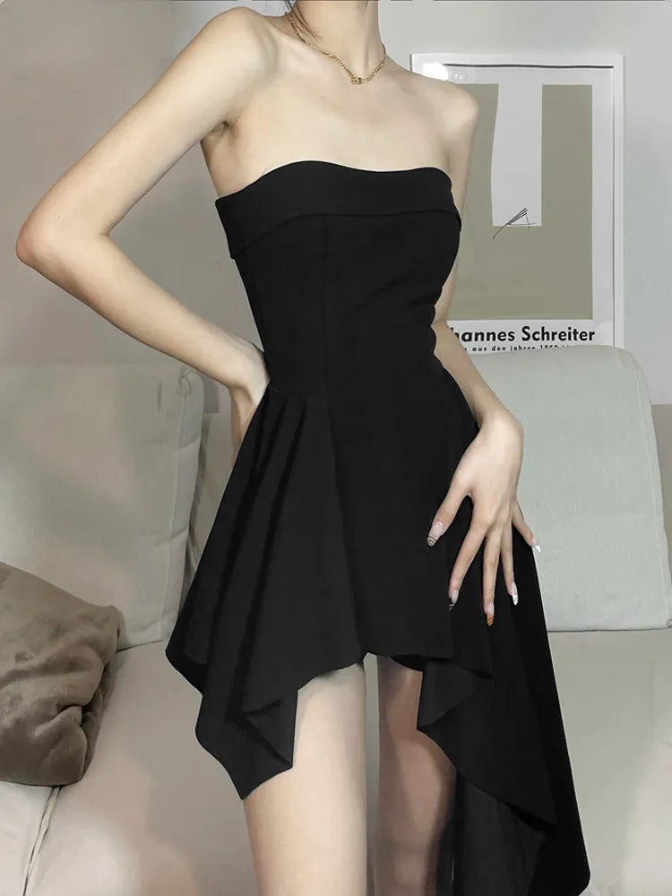 Chic Slim Black Mysterious Party Dress