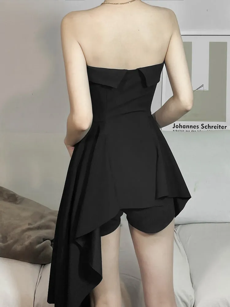 Chic Slim Black Mysterious Party Dress