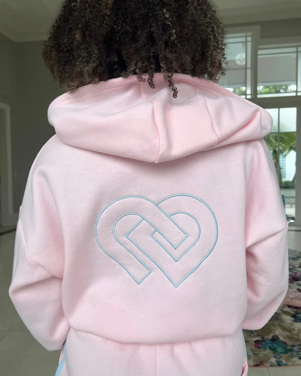 Claudia Dean Rosewater Zip Hoodie