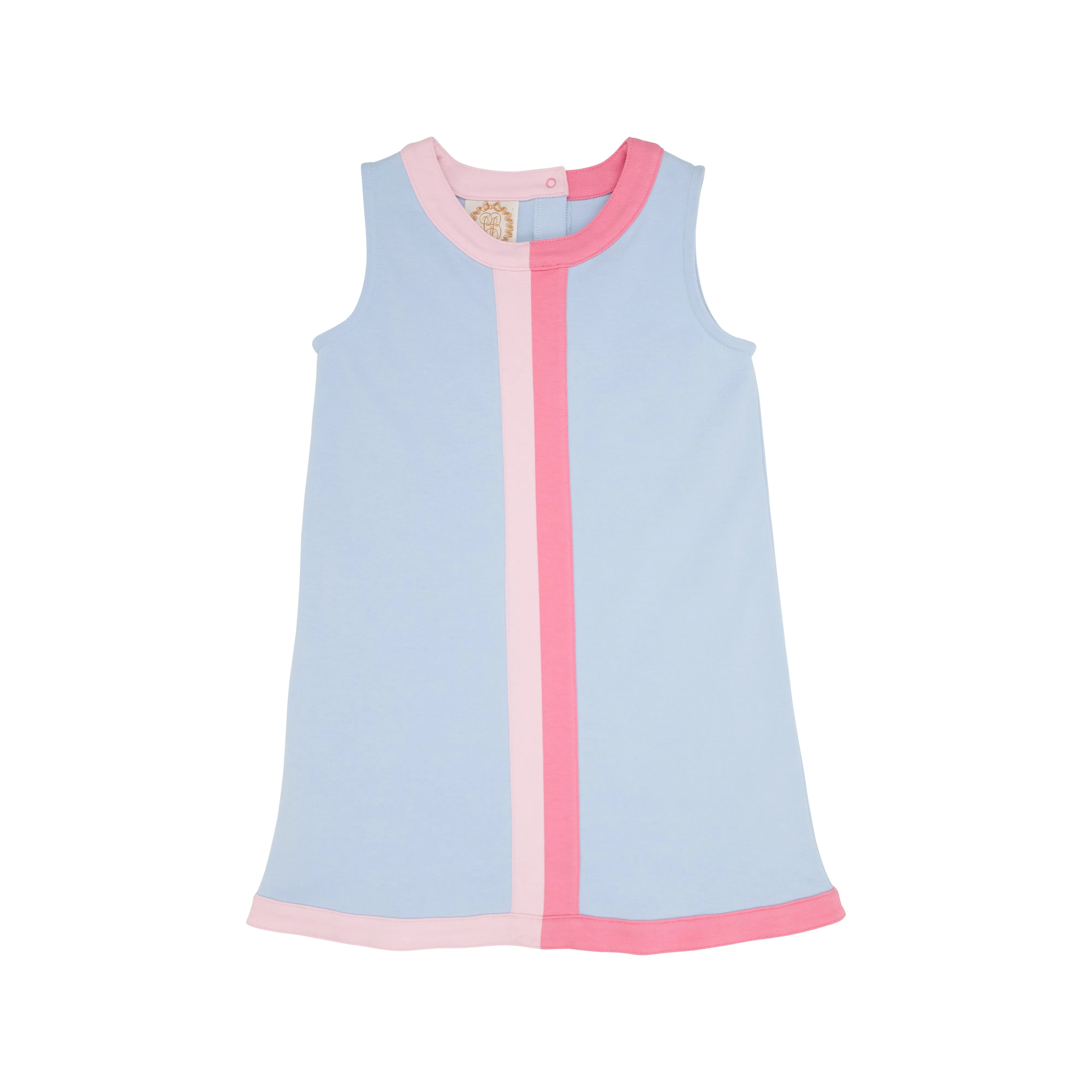 Daisy Dress - Beale Street Blue with Palm Beach Pink & Hamptons Hot Pink Stripe