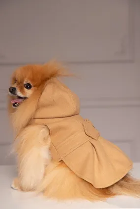 DOG COAT WITH HOOD