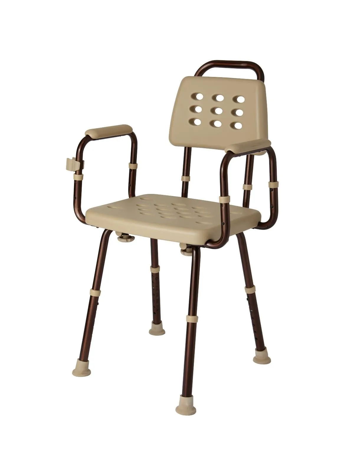 Elements Shower Chair with Back and Microban Treatment