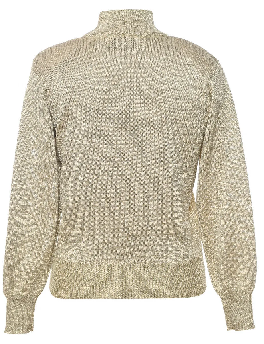 Evan Picone Metallic Jumper - M