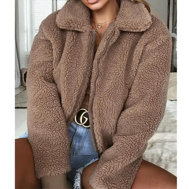 Faux Fur Coat