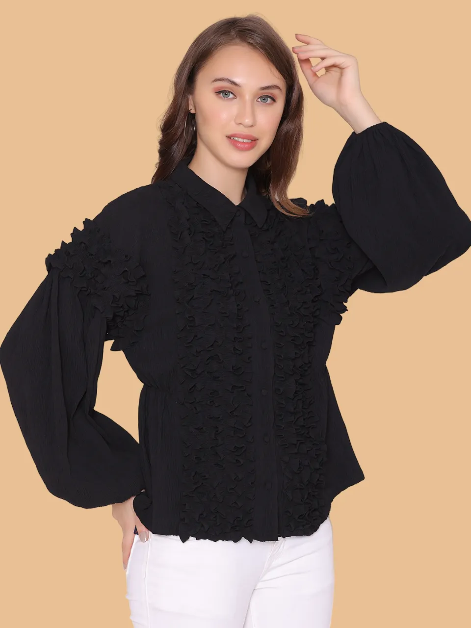Flawless Women Thrill Ruffle Top | RUFFLE