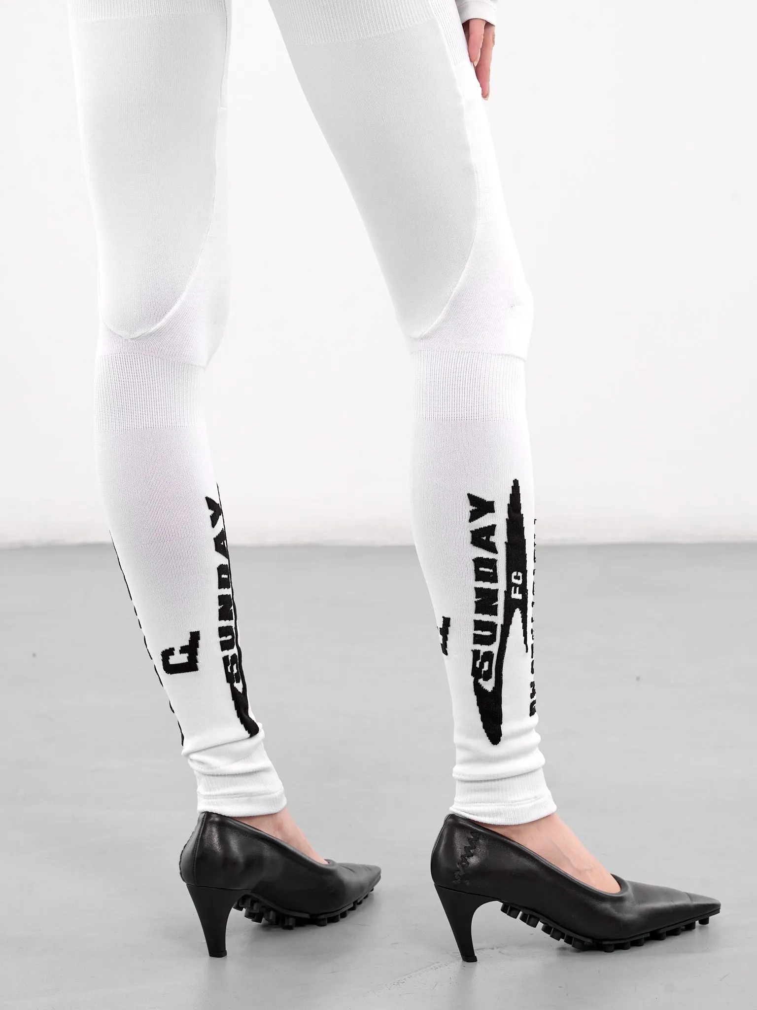 Football Sock Leggings (PT06PA03USW-WHITE)