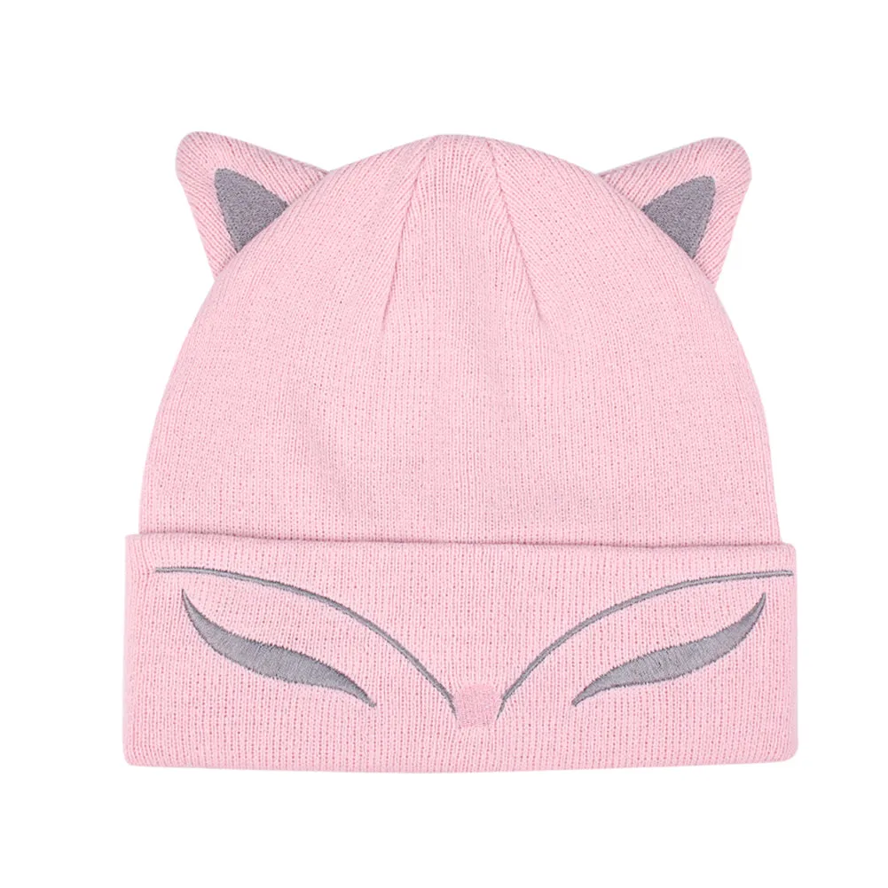 FURTALK Kids Winter Cat Ear Acrylic Beanies Hat Drop Shipping HTWL048