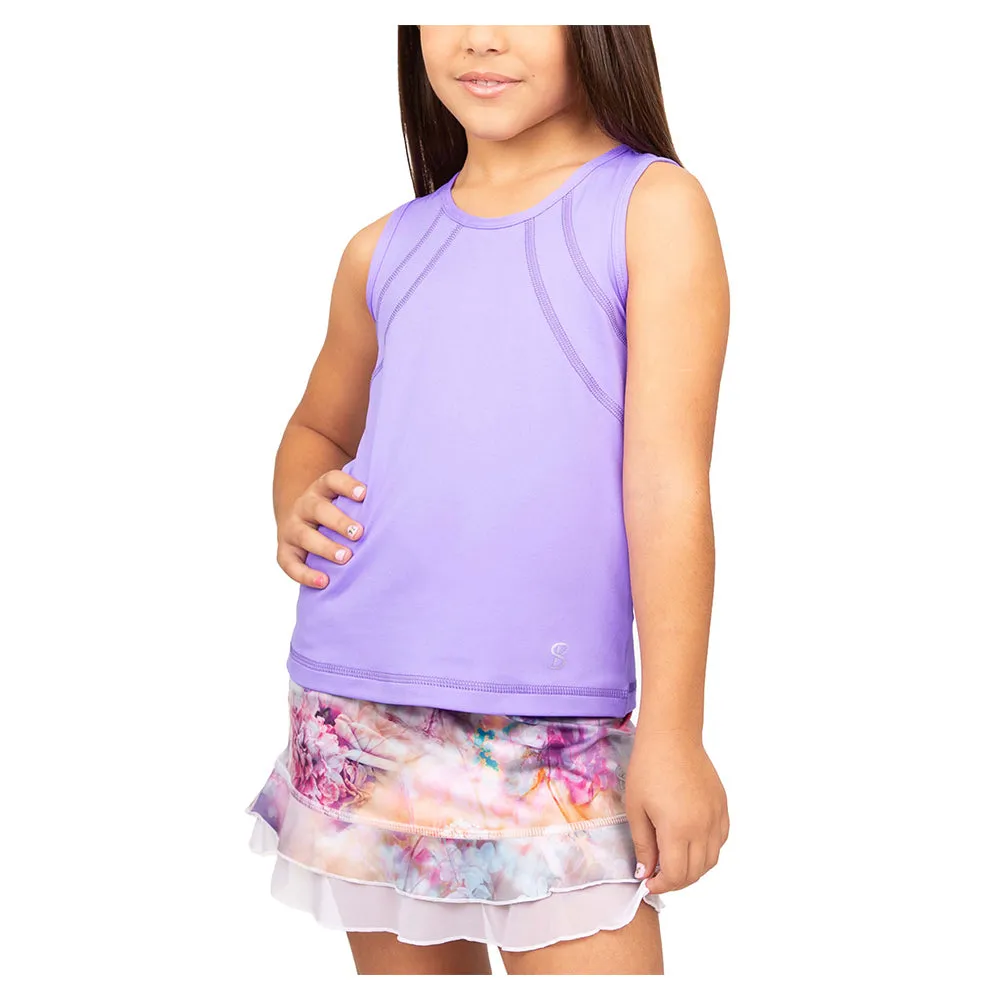 Girls' UV Colors Tennis Tank Amethyst