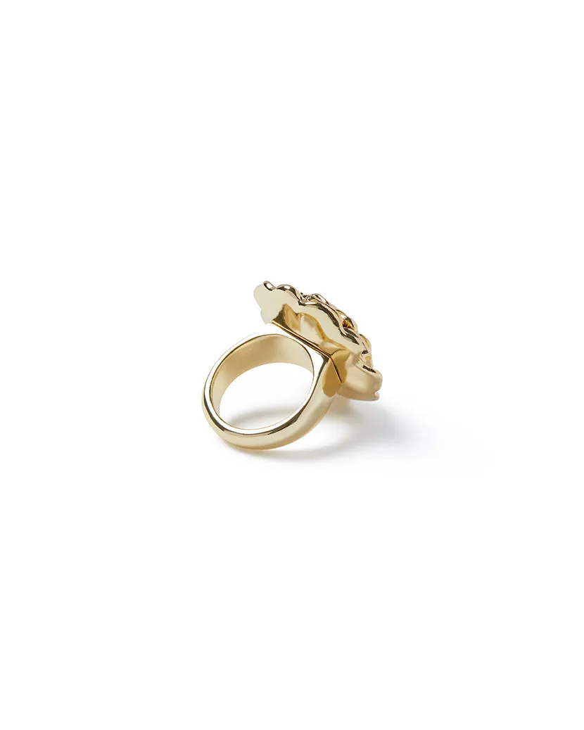 Gold Rose Ring