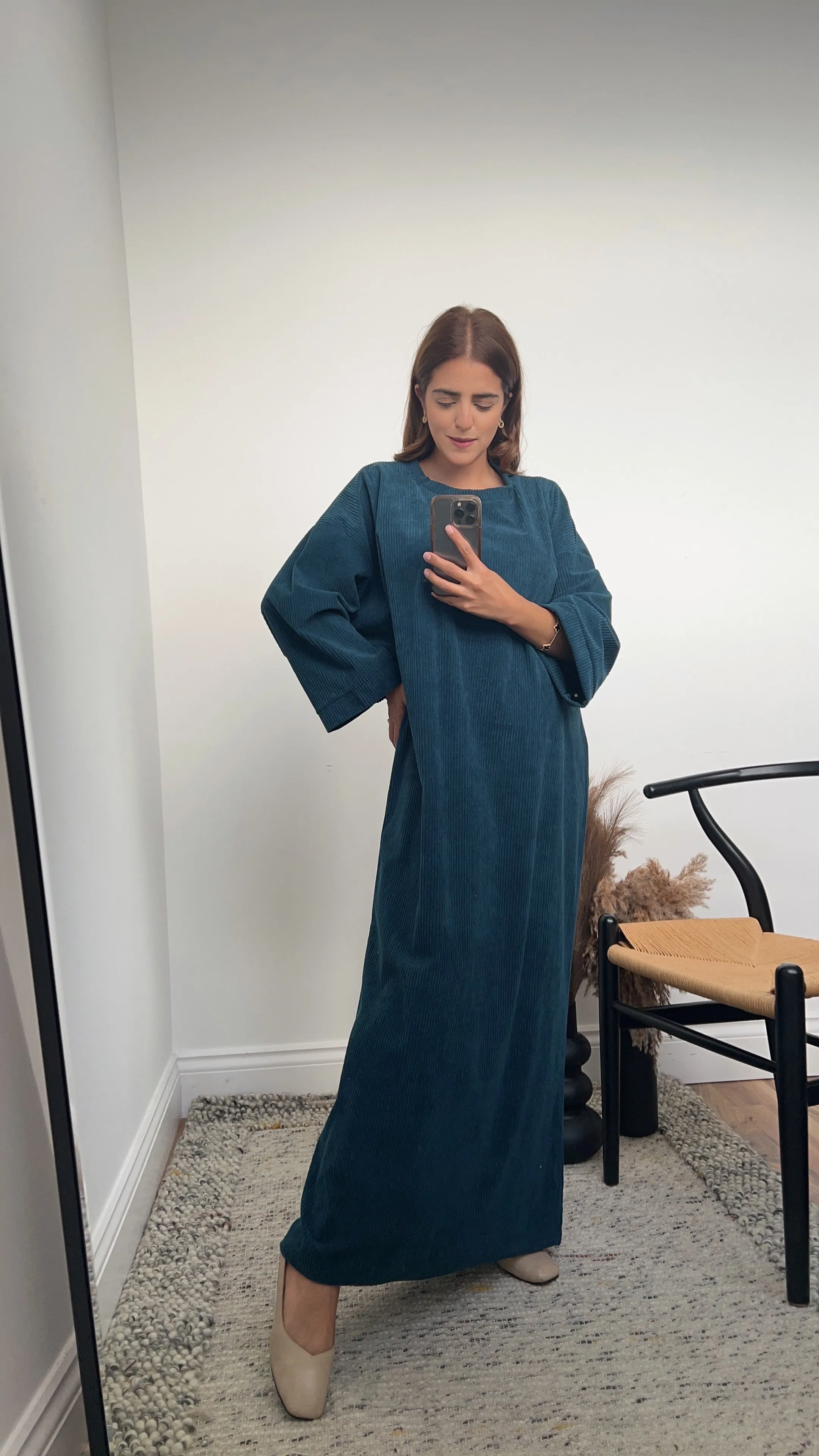 Hafiya dress in teal