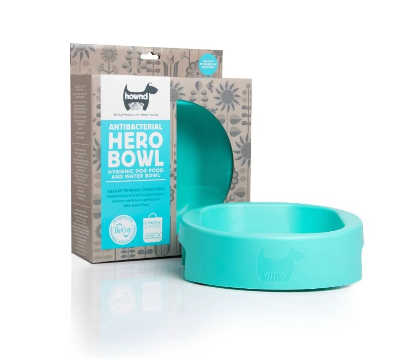 Hero Bowl Antimicrobial Dog Bowl