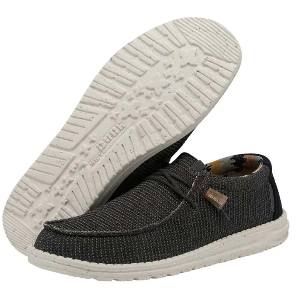 Hey Dude Wally Knit Charcoal