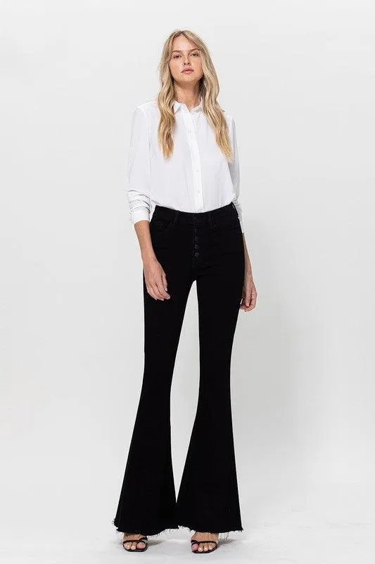 High Rise Super Flare Jeans