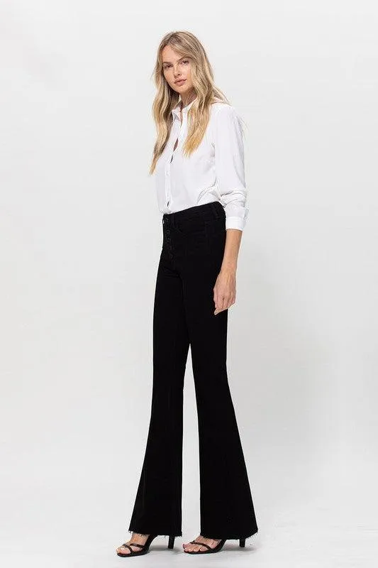 High Rise Super Flare Jeans