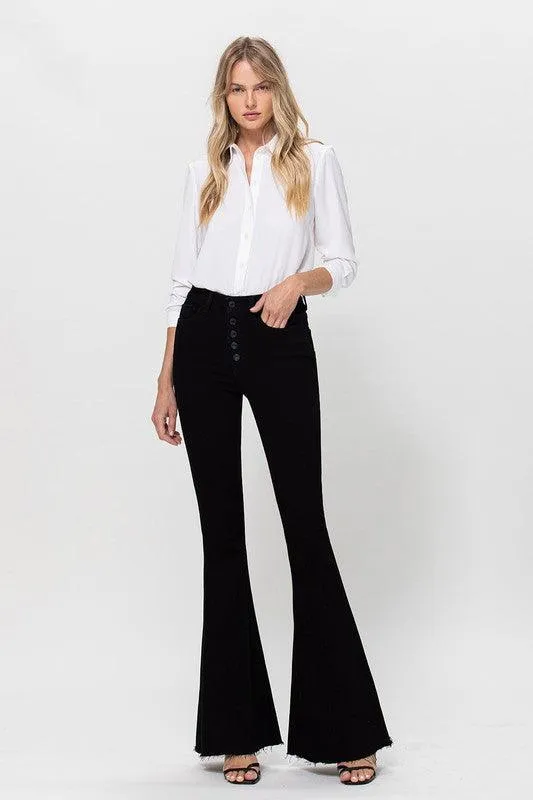 High Rise Super Flare Jeans