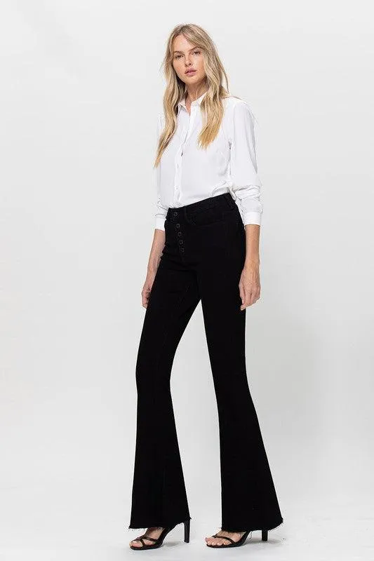 High Rise Super Flare Jeans