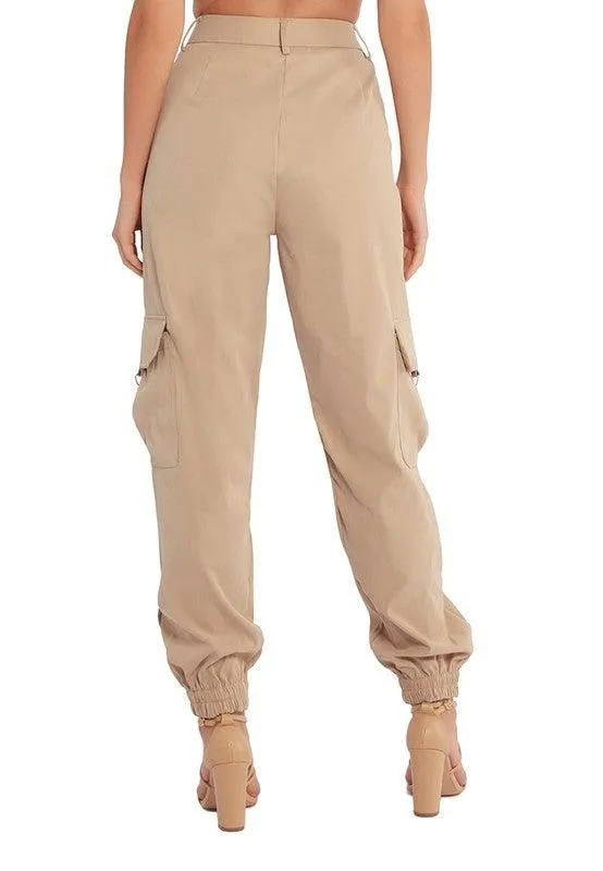 High Waist Cargo Pants