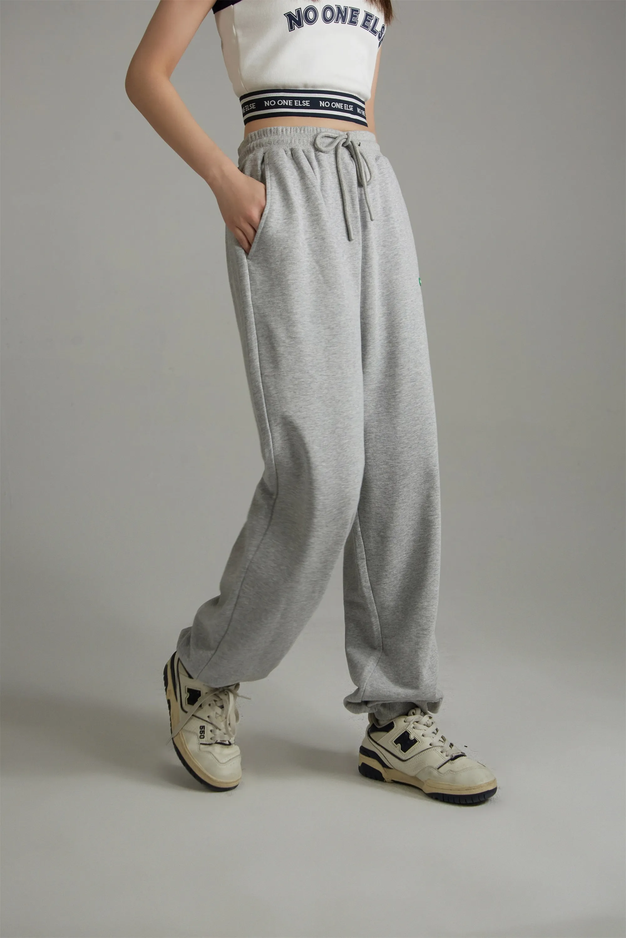 High Waist Loose Fit Jogger Pants