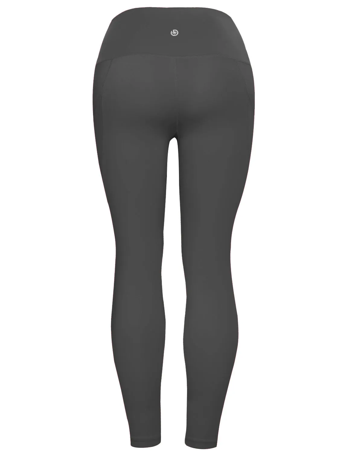 High Waist Side Pockets Pilates Pants irongrey_Pilates