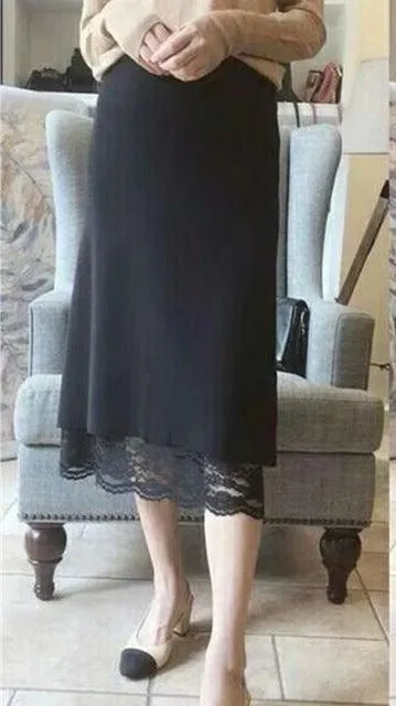 High Waist Slim Half-length Skirt